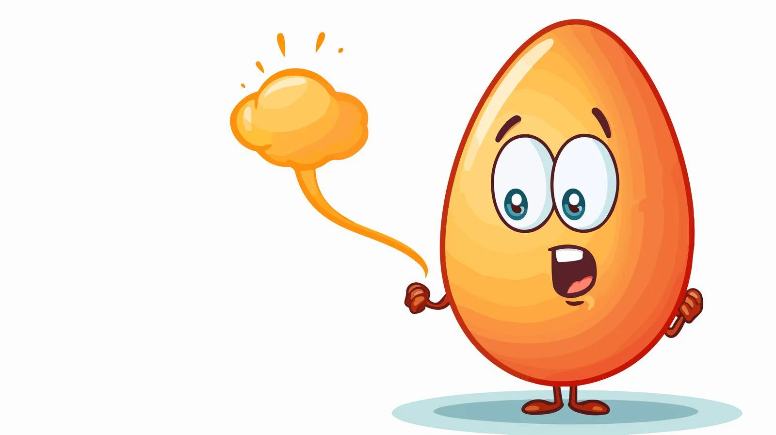 Whimsical Egg with Thought Bubble — free download from Dotvec