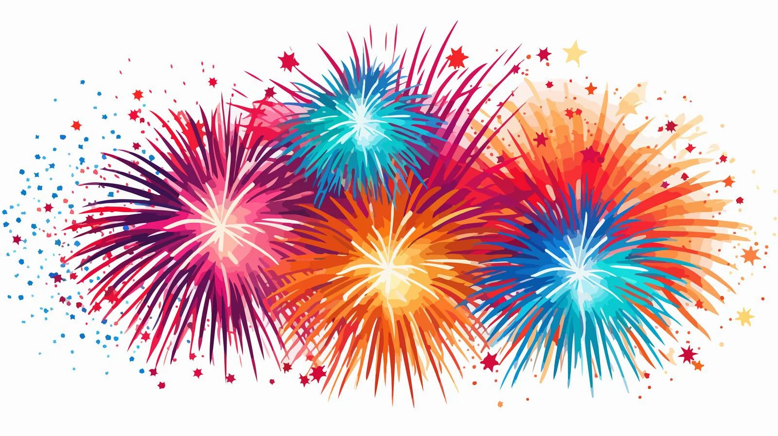 Illustration of Cartoon Firework — free download from Dotvec