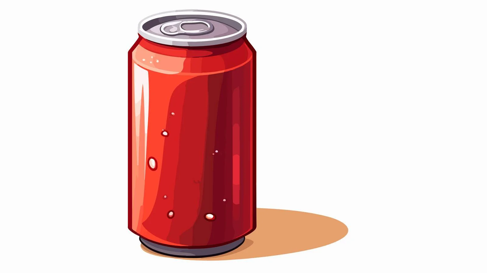 Cartoon Fizzy Cola Can Illustration — free download from Dotvec