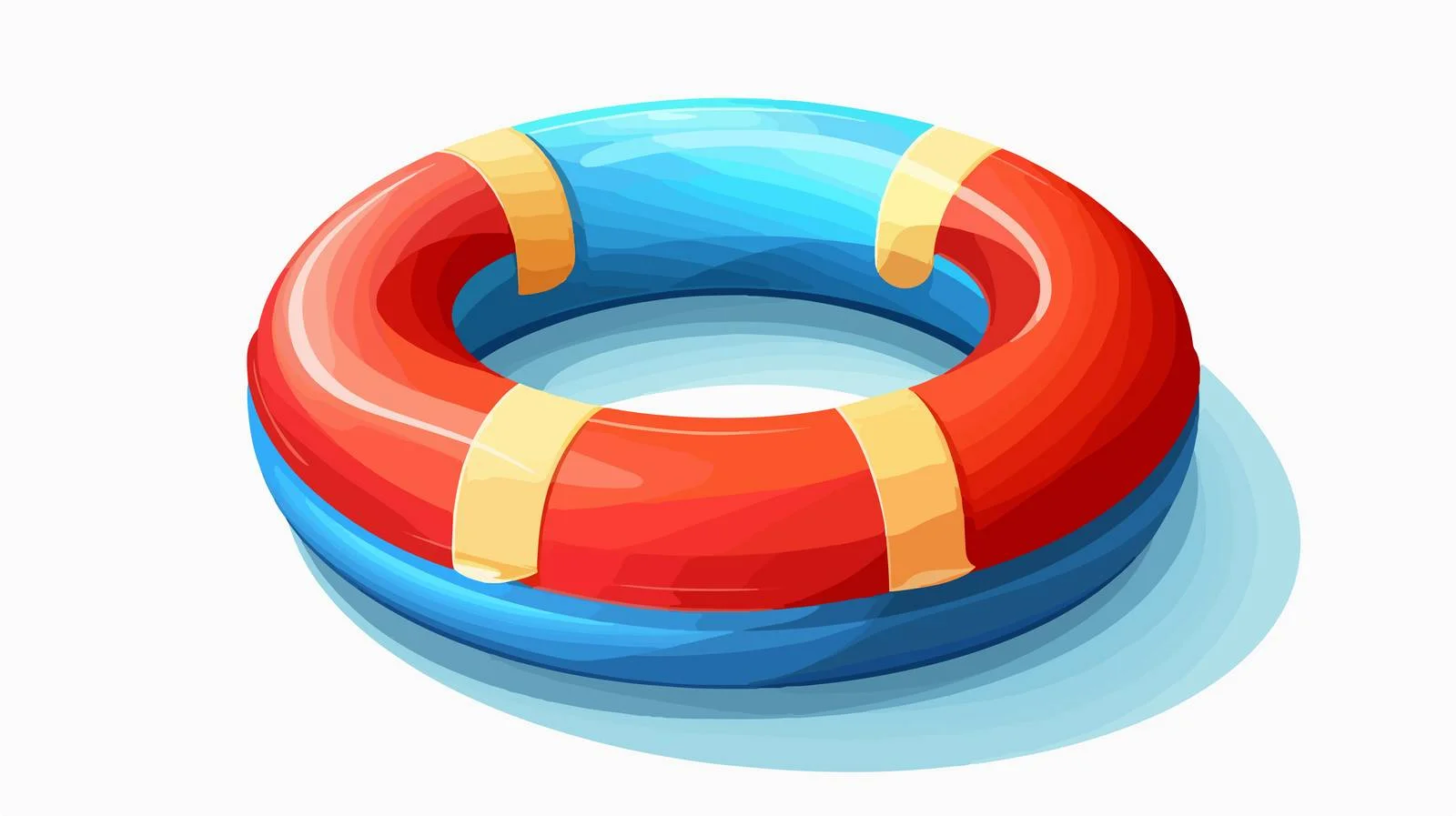 Cartoon Floatie Vector Illustration — free download from Dotvec
