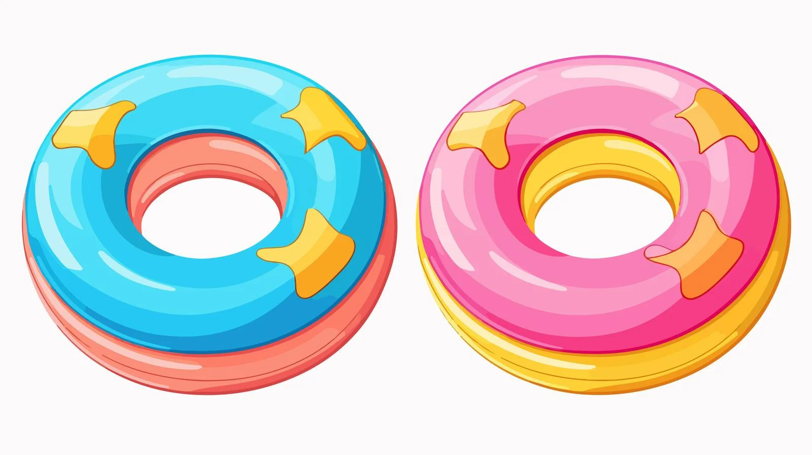 Cartoon Floatie Vector Illustration — free download from Dotvec