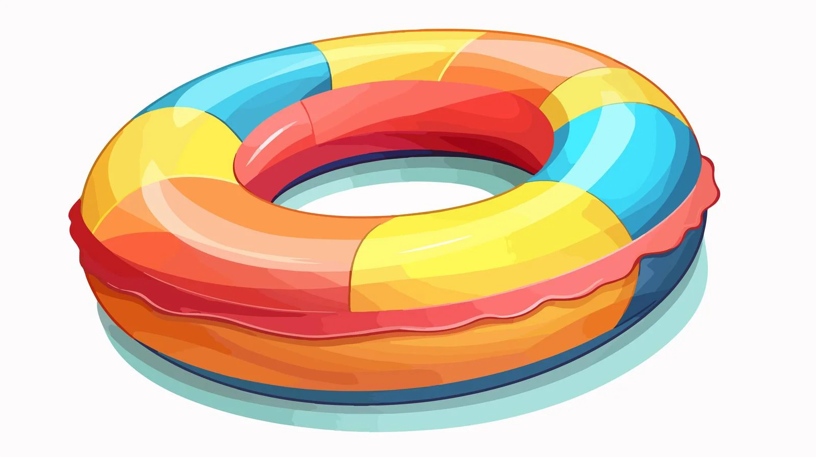 Cartoon Floatie Vector Illustration — free download from Dotvec