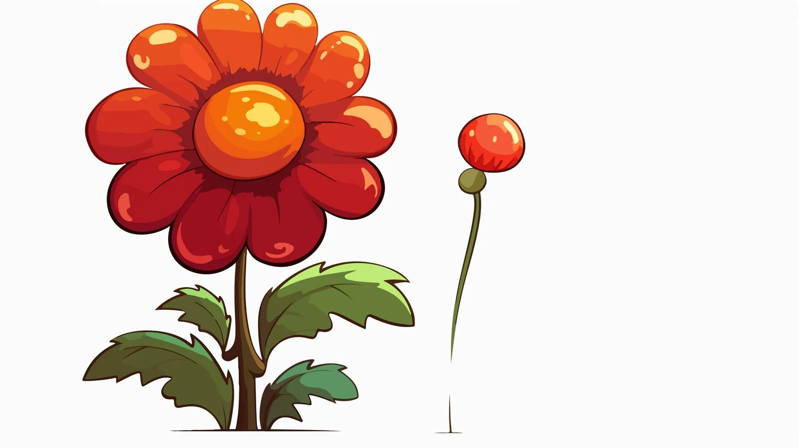 Whimsical Flower Speech Bubble Vector Illustration — free download from Dotvec