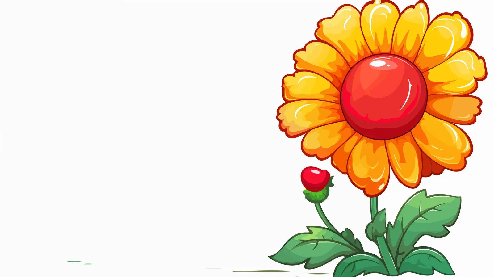 Charming Cartoon Flower Speech Bubble Vector — free download from Dotvec