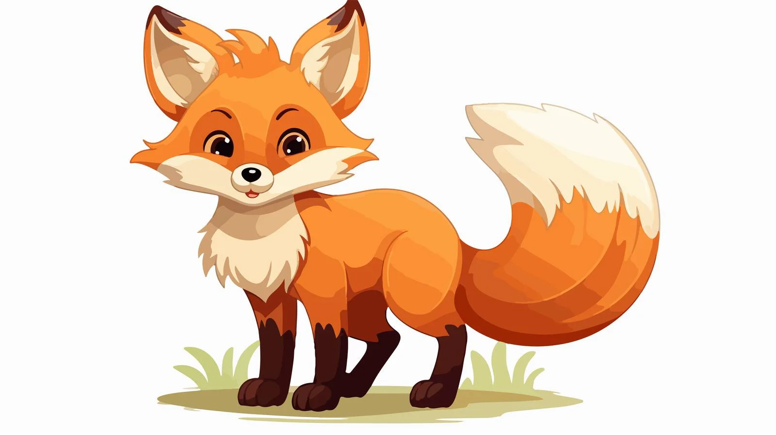 Cartoon Fox Illustration — free download from Dotvec