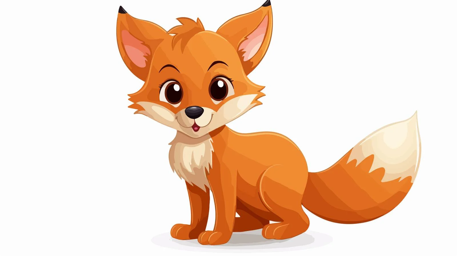 Fox Cartoon Vector Illustration — free download from Dotvec