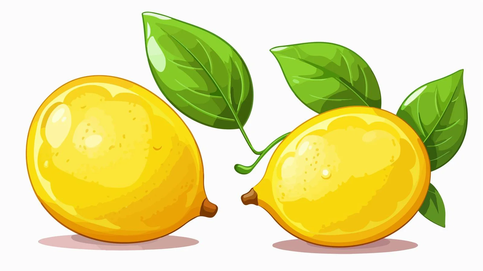 Vibrant Lemon Cartoon Vector Illustration — free download from Dotvec