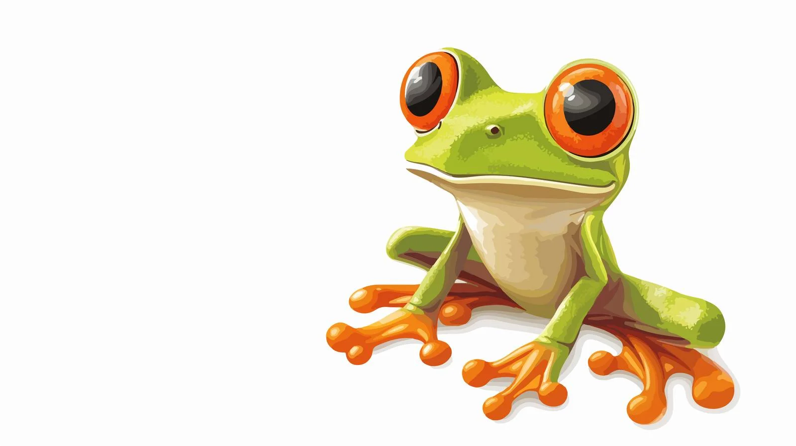 Cartoon Frog Speech Bubble Vector Illustration — free download from Dotvec