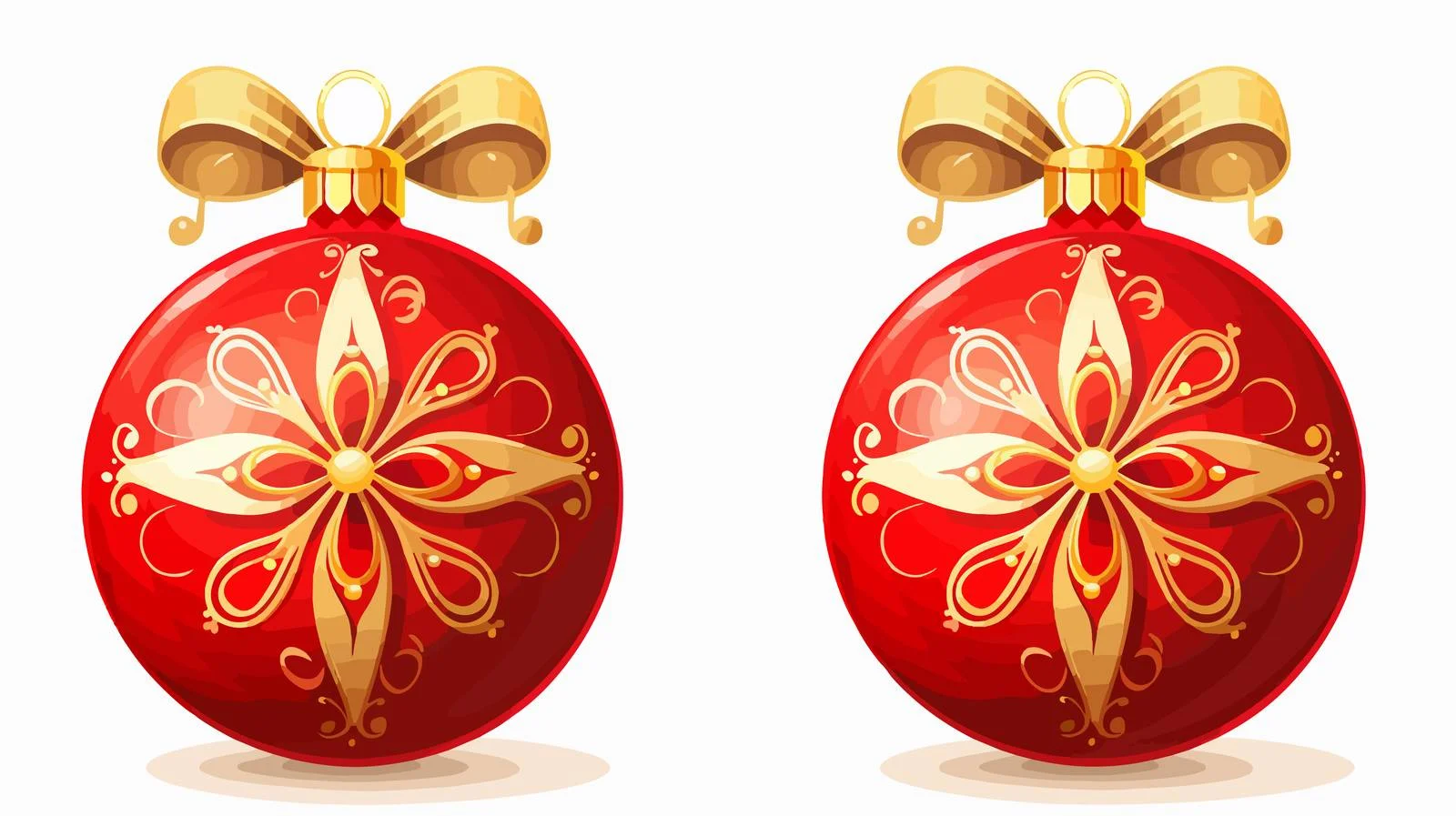 Whimsical Christmas Bauble Vector Illustration — free download from Dotvec