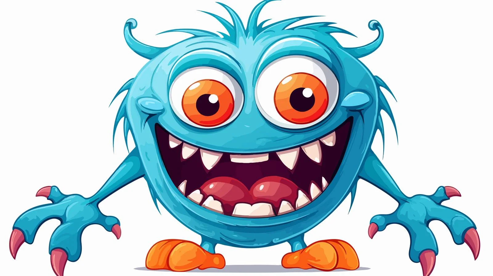 Funny Christmas Creature Stock Vector Cartoon — free download from Dotvec