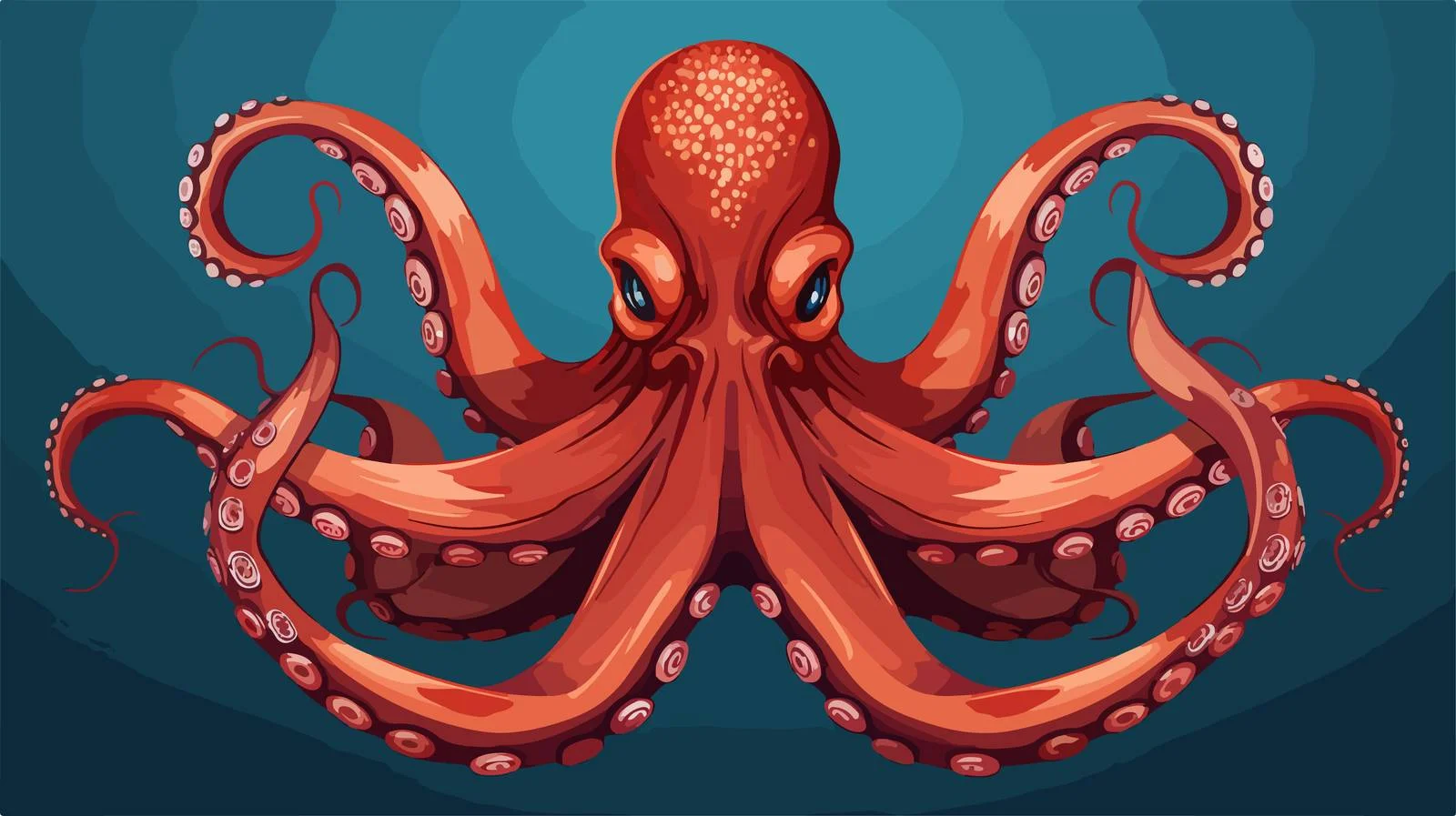 Giant Octopus Stock Illustration — free download from Dotvec