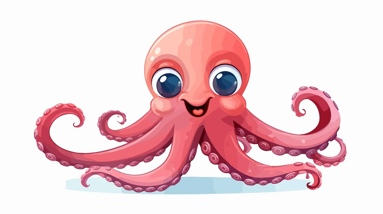 Whimsical Giant Octopus Thought Bubble Illustration — free download from Dotvec