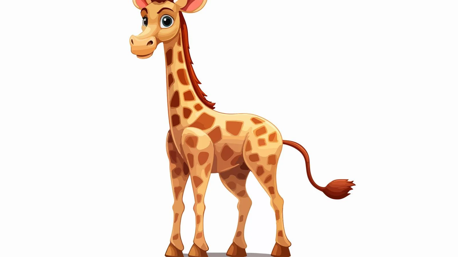 Cartoon Giraffe Stock Vector Illustration — free download from Dotvec