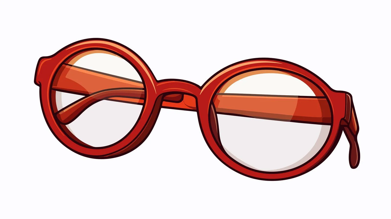 Cartoon Glasses Vector Illustration — free download from Dotvec
