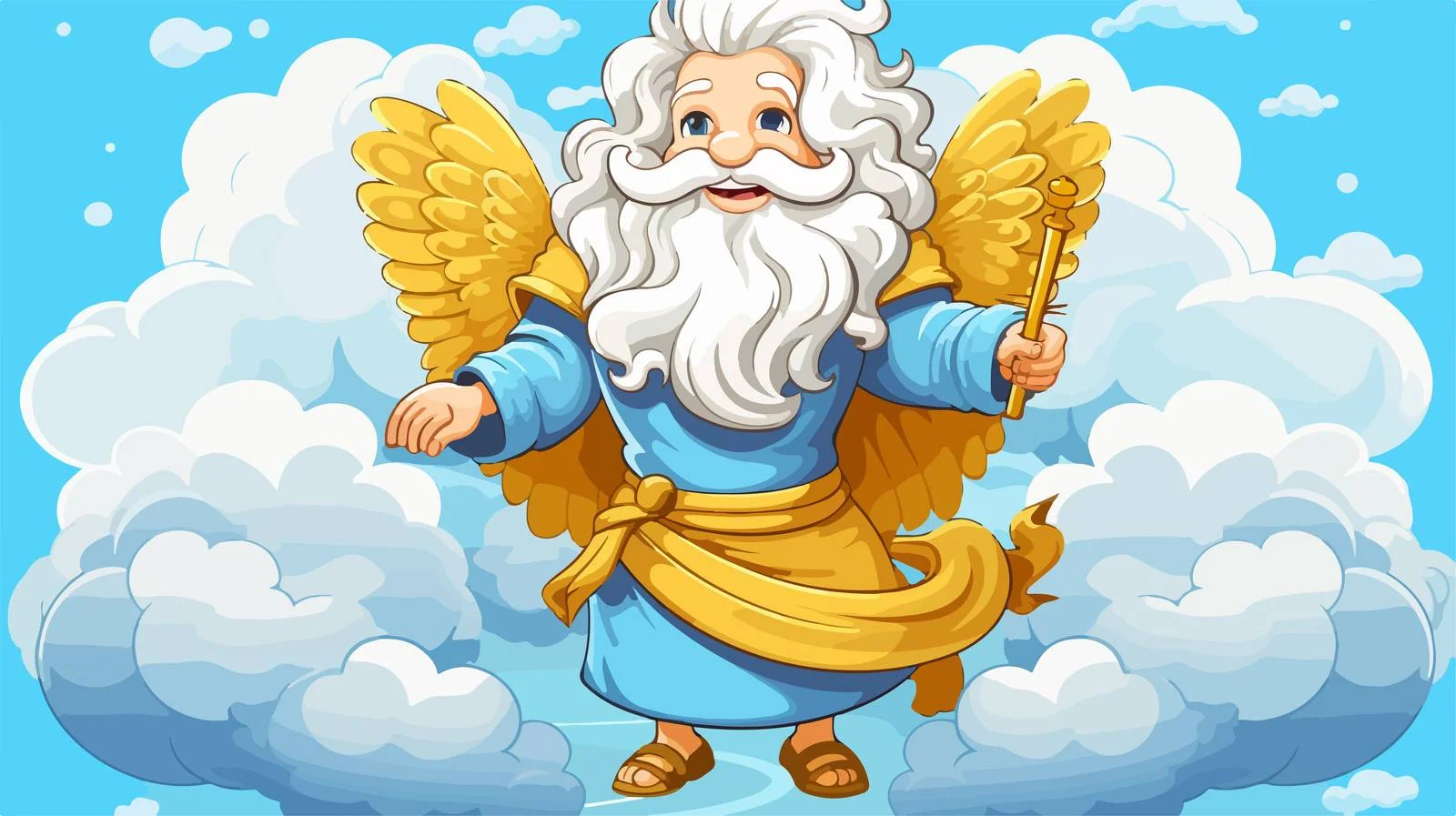 Divine Presence in Cartoon Form — free download from Dotvec