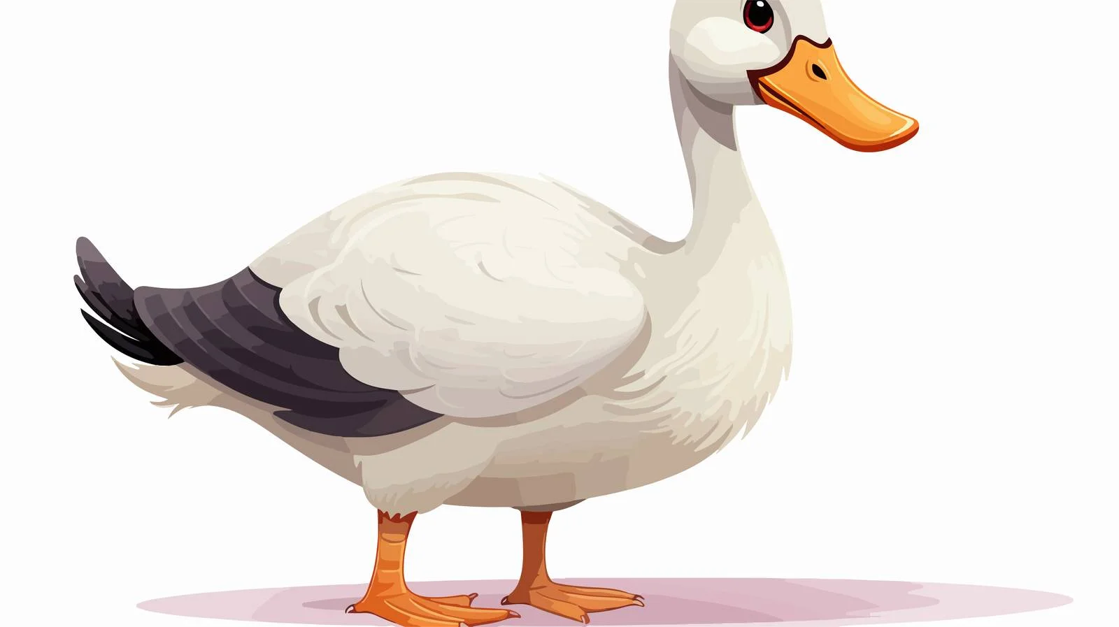 Cartoon Goose Vector Illustration — free download from Dotvec
