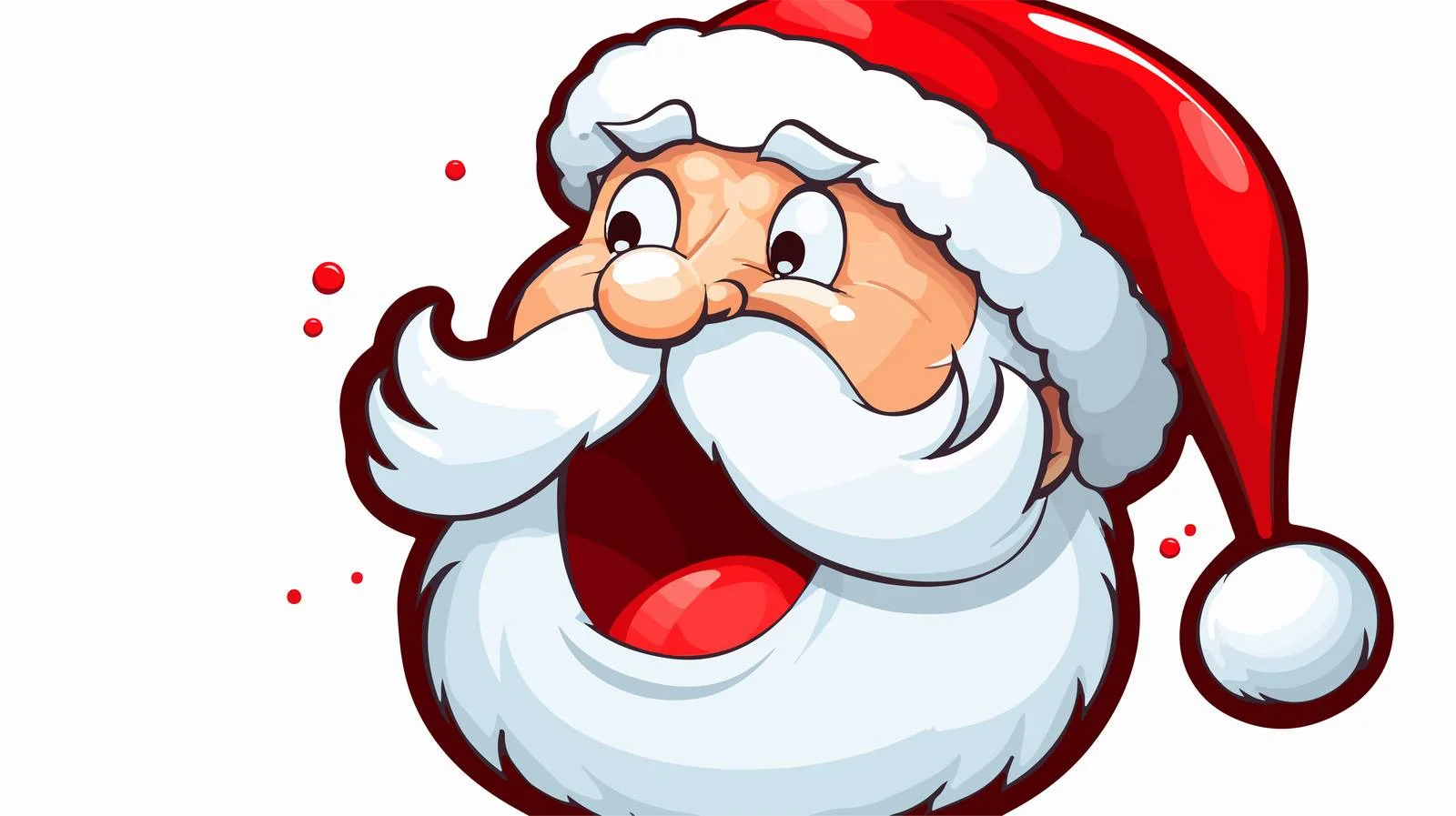Santa Speaking Cartoon Vector Illustration — free download from Dotvec
