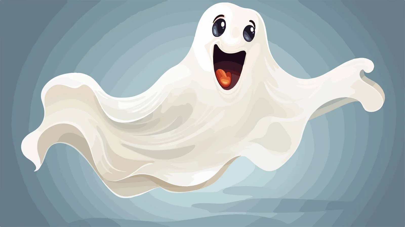 Creepy Ghost Illustration — free download from Dotvec