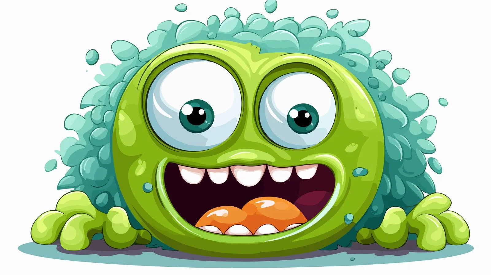 Sick Monster Cartoon Vector Illustration — free download from Dotvec