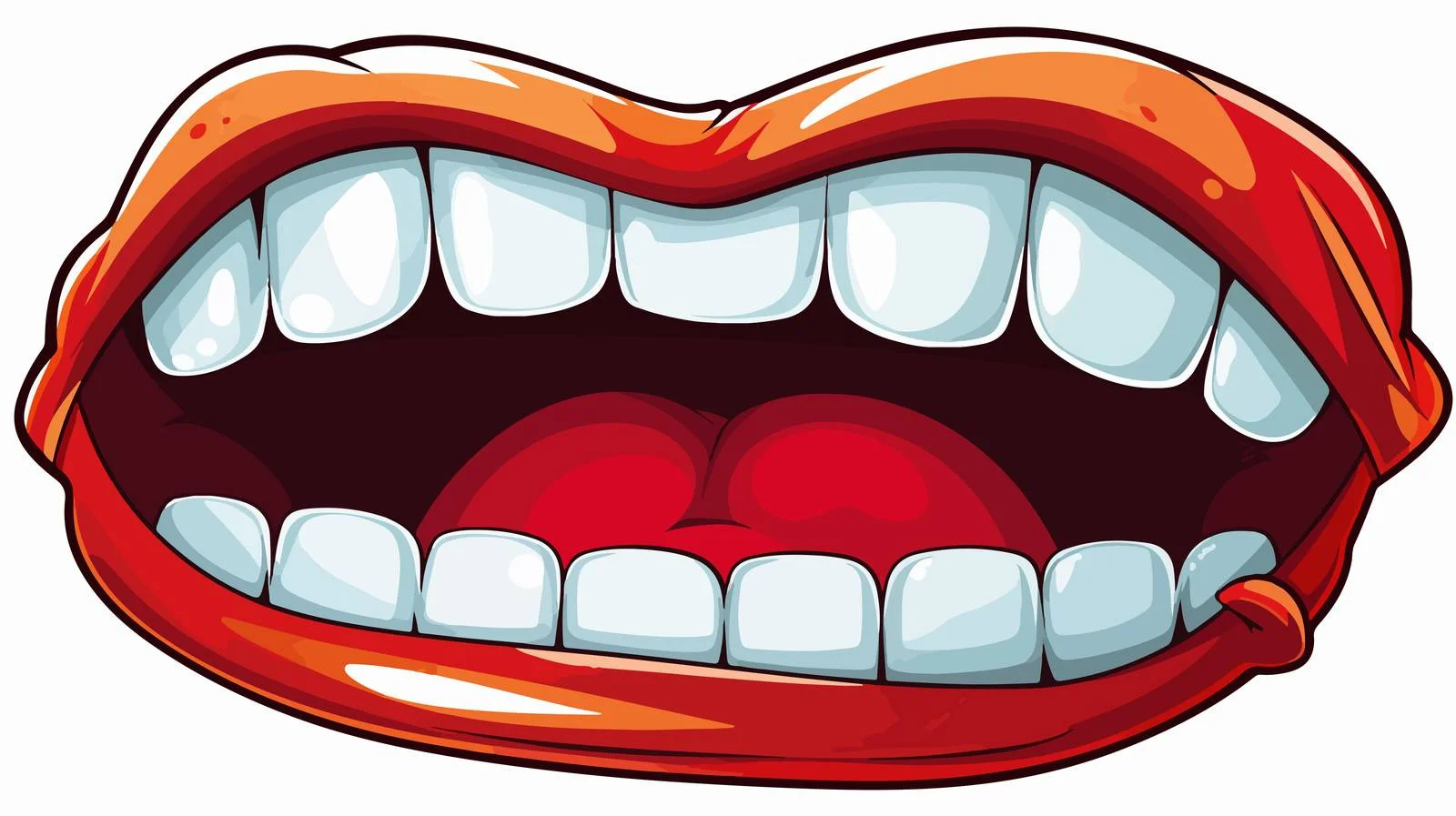 Spooky Halloween Mouth Speech Bubble Vector — free download from Dotvec