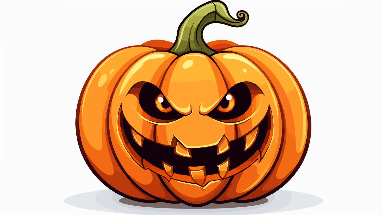 Whimsical Halloween Pumpkin with Thought Bubble — free download from Dotvec