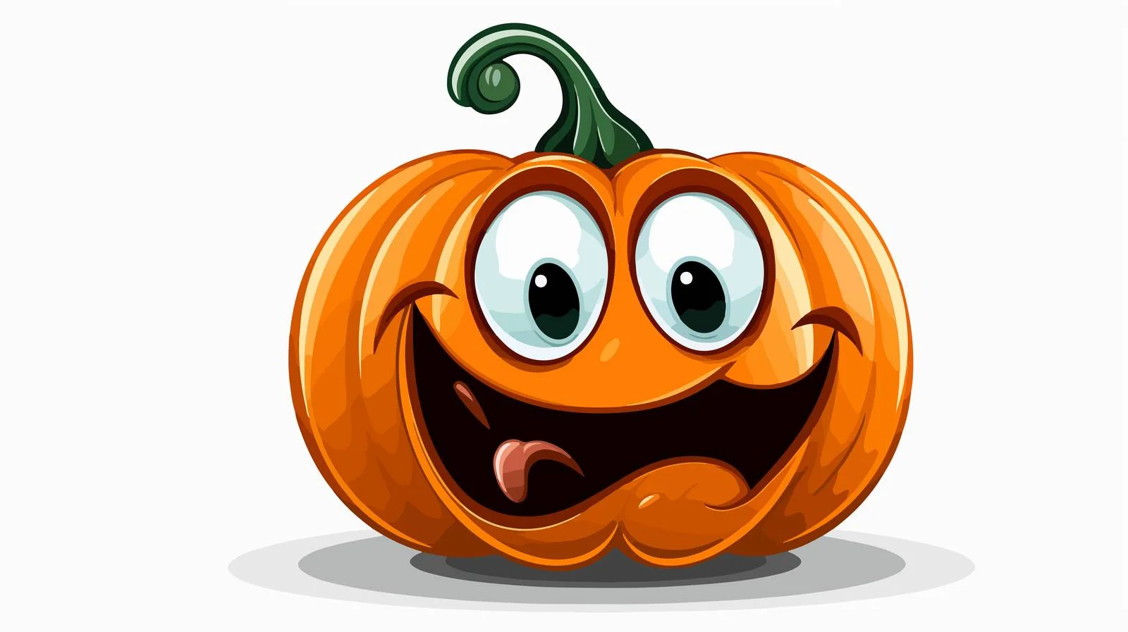 Whimsical Halloween Pumpkin with Thought Bubble — free download from Dotvec