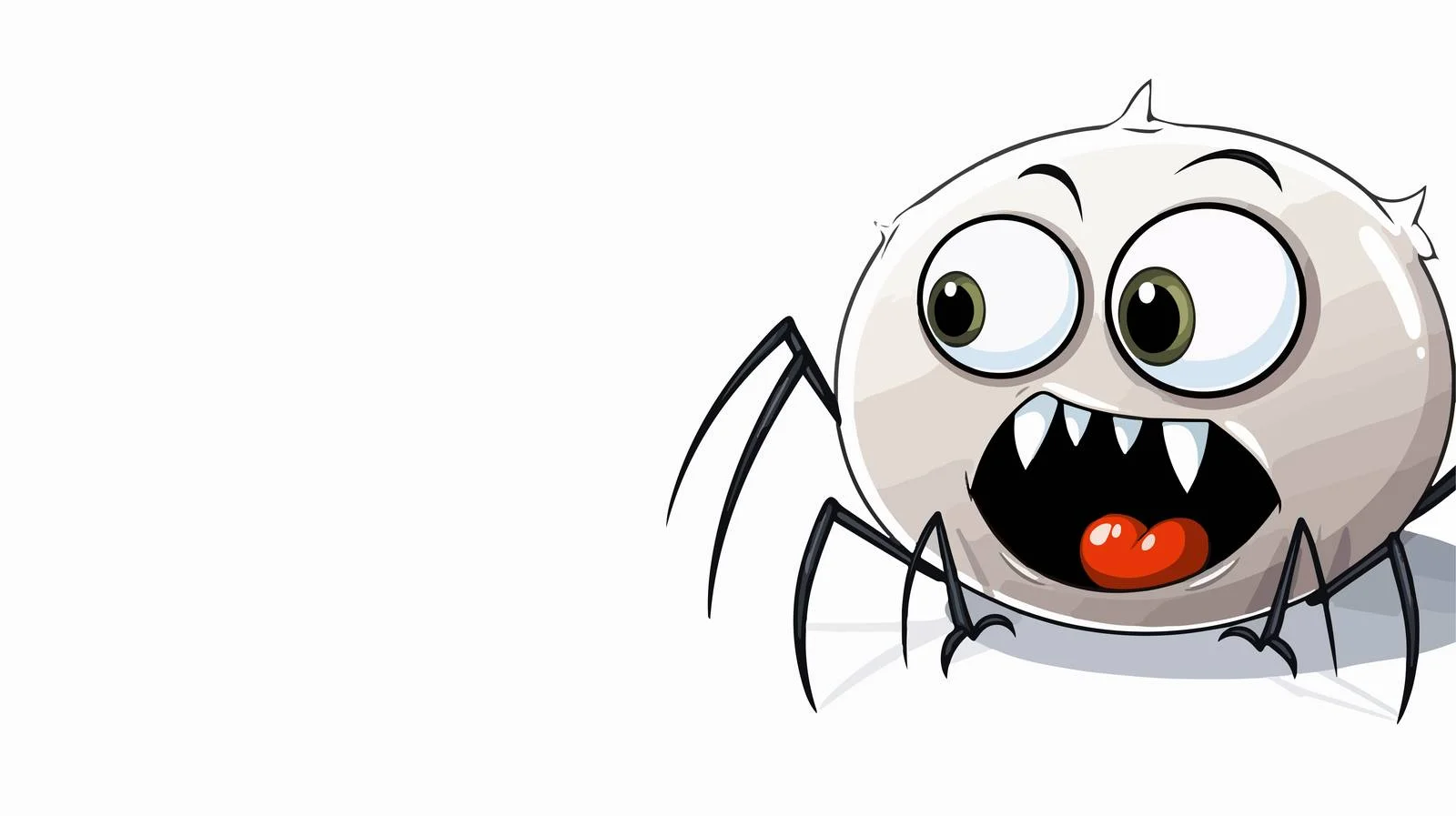 Cute Halloween Spider Speech Bubble Cartoon — free download from Dotvec