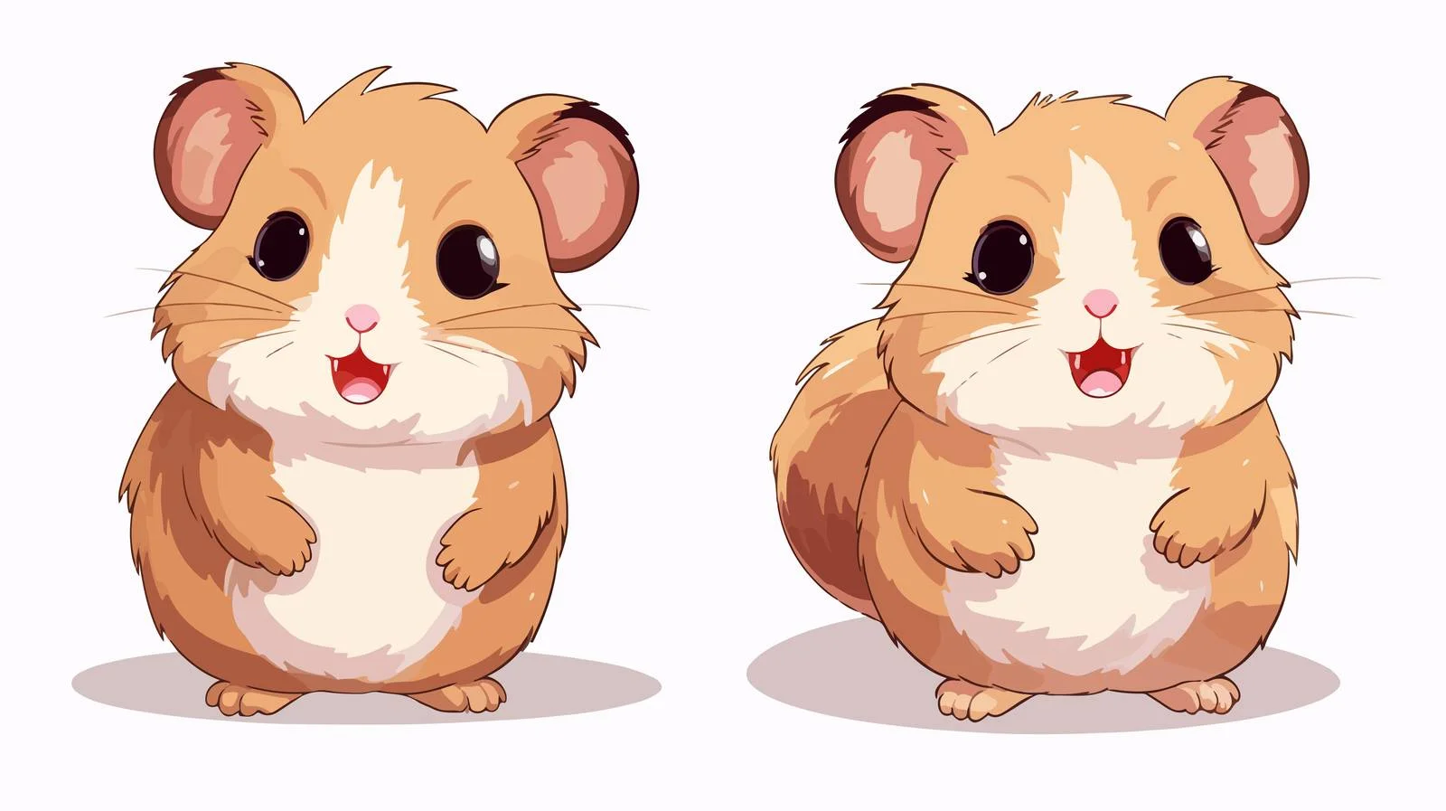 Adorable Cartoon Hamster Stock Vector Illustration — free download from Dotvec