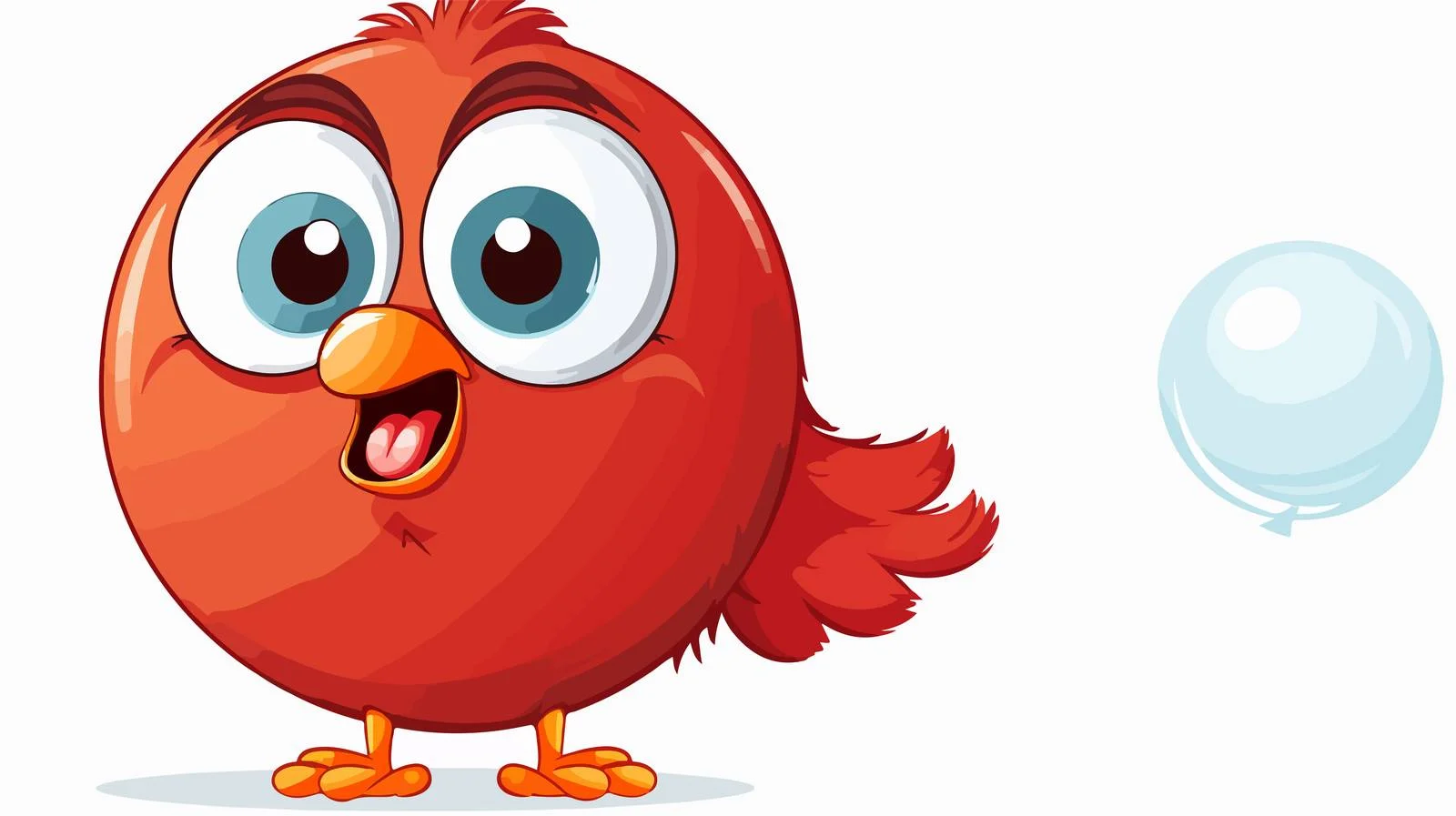 Joyful Bird Speech Bubble Vector Illustration — free download from Dotvec