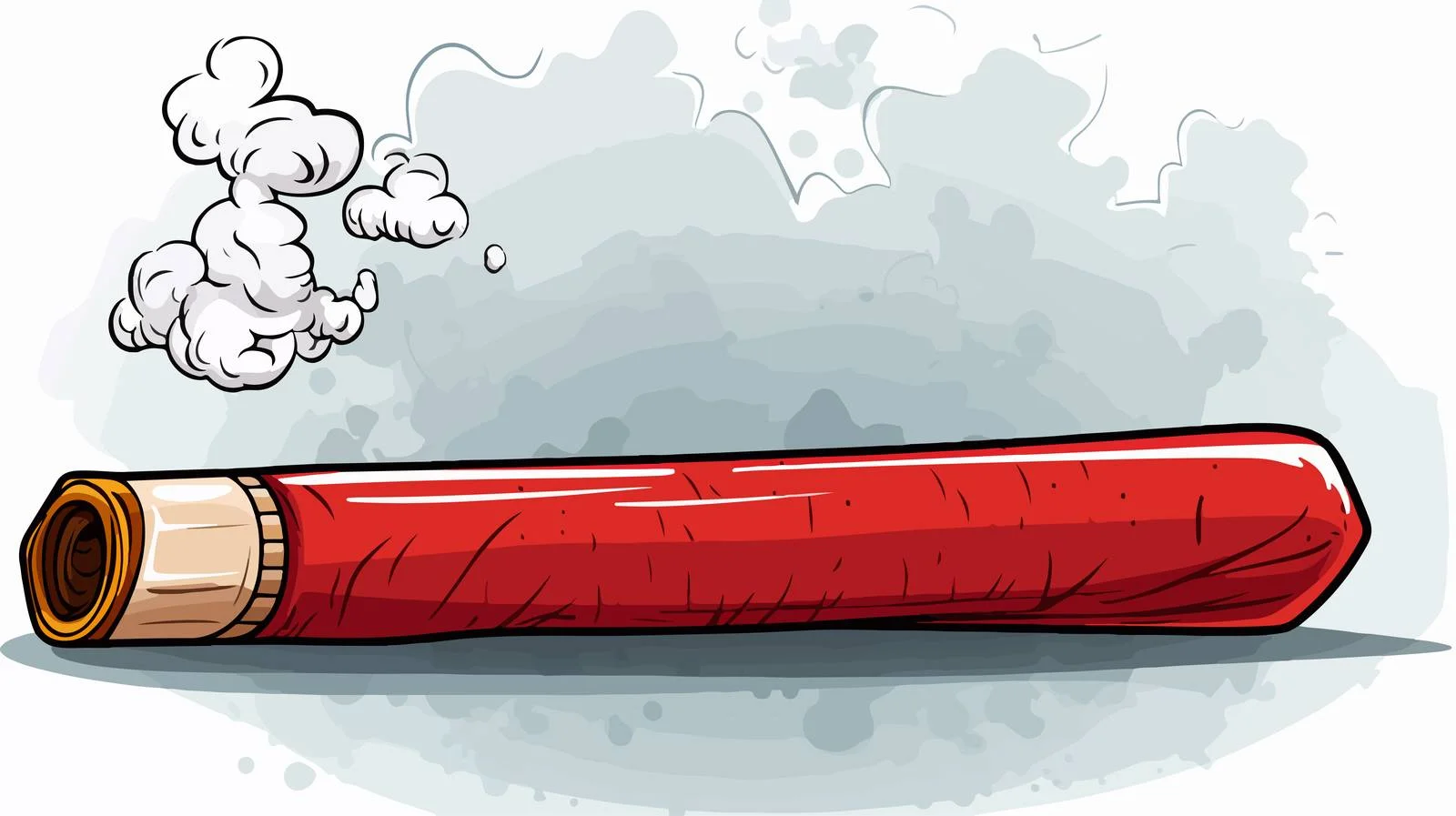 Joyful Cigarette With Speech Bubble — free download from Dotvec