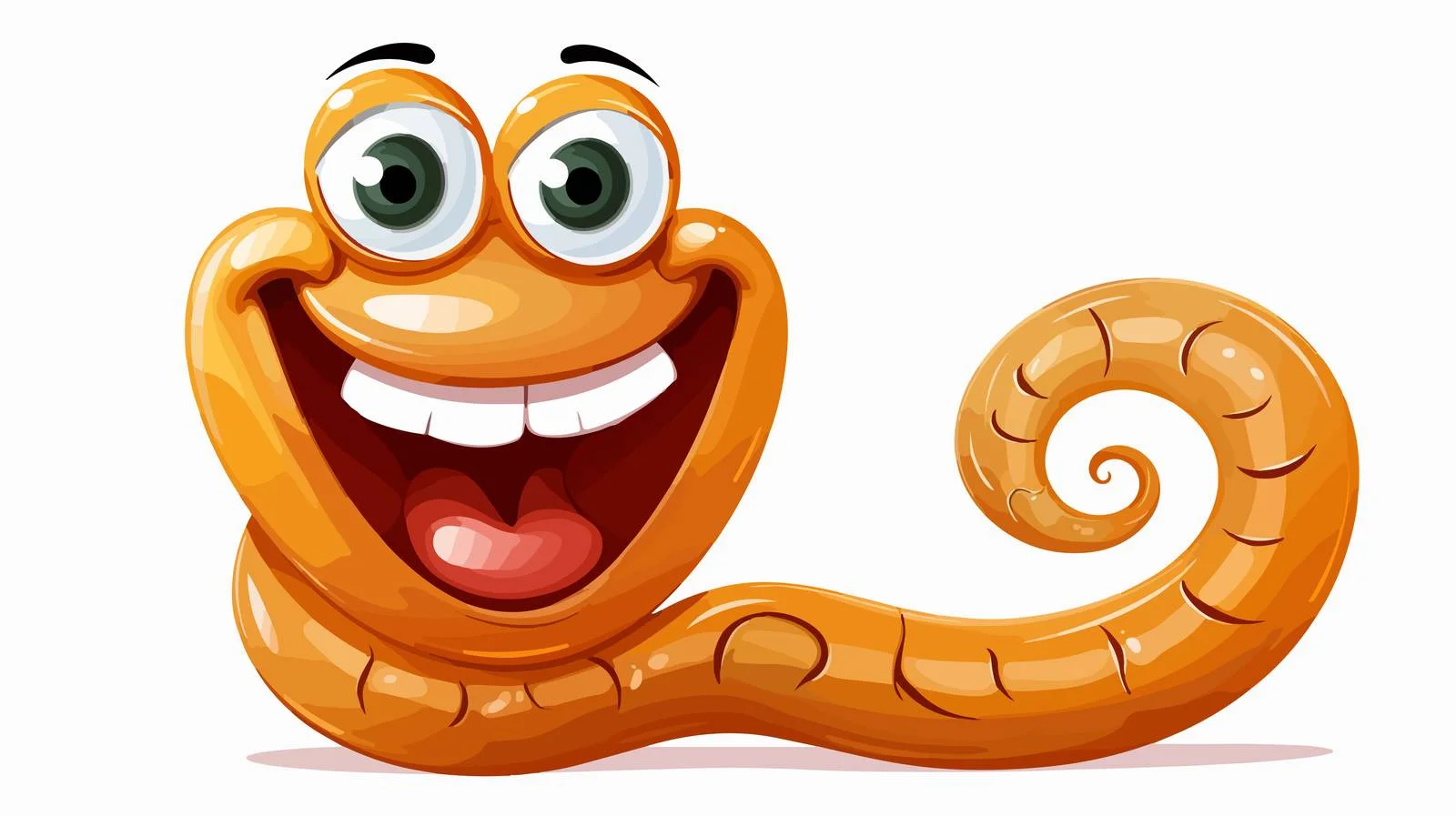 Cheerful Colon Cartoon Vector Illustration — free download from Dotvec