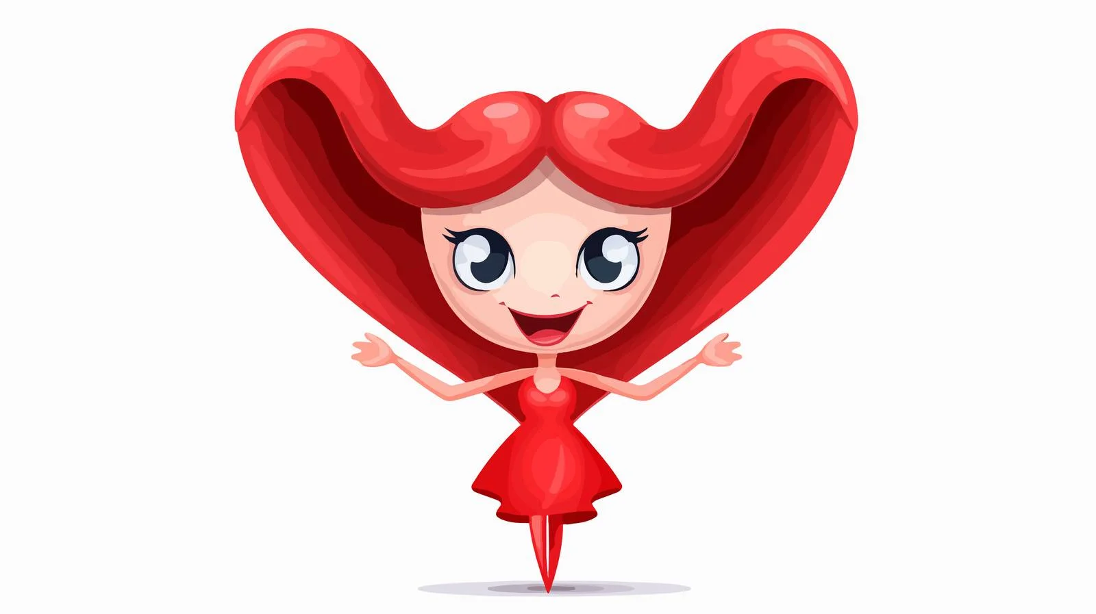 Cheerful Uterus Cartoon Illustration — free download from Dotvec