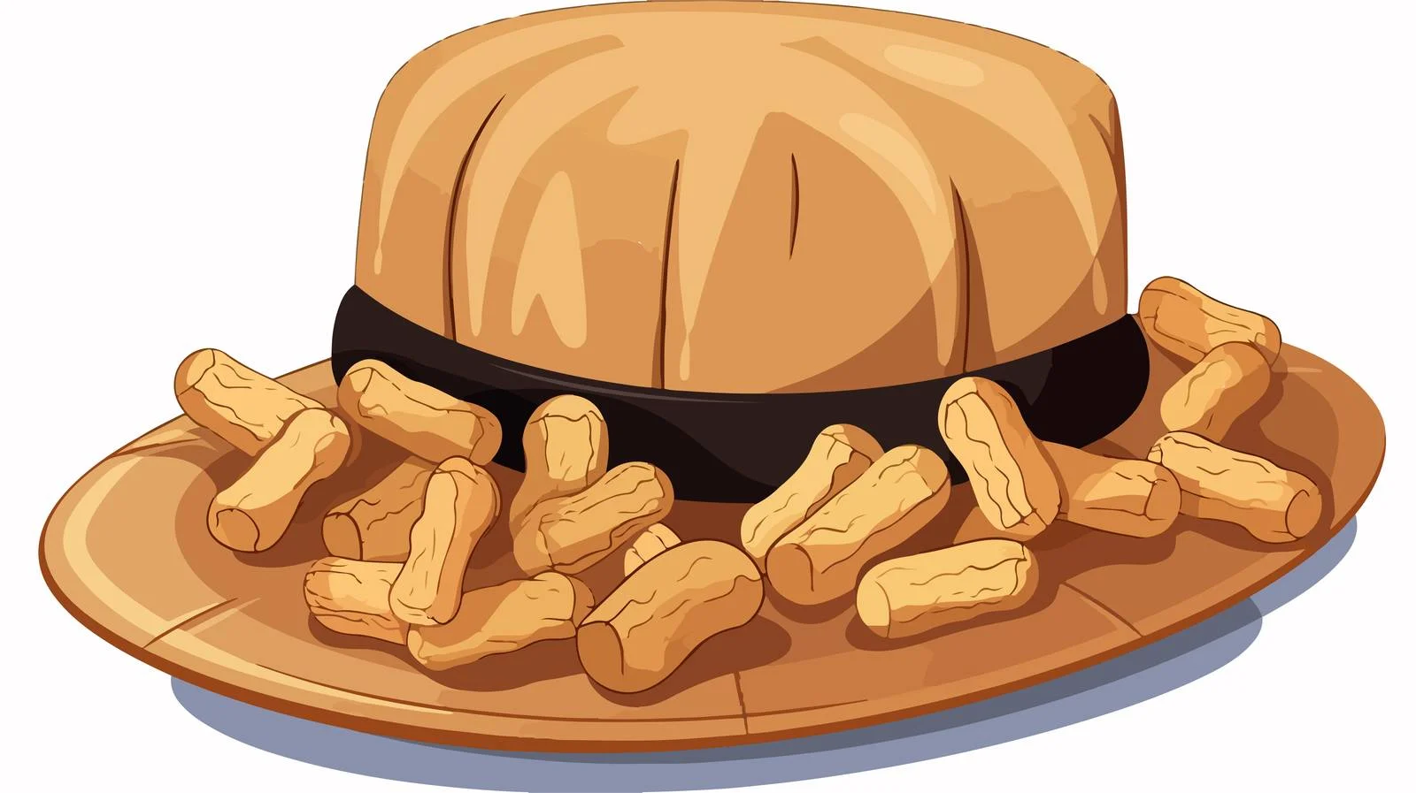 Cartoon Cork Hat Vector Illustration — free download from Dotvec