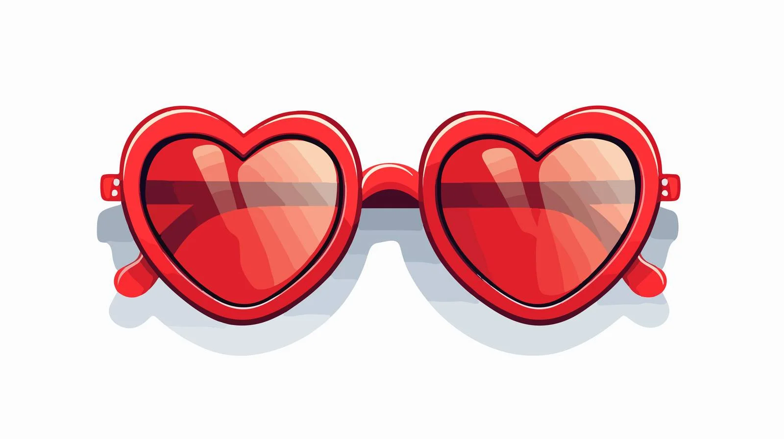 Heart Sunglasses Cartoon Vector Illustration — free download from Dotvec