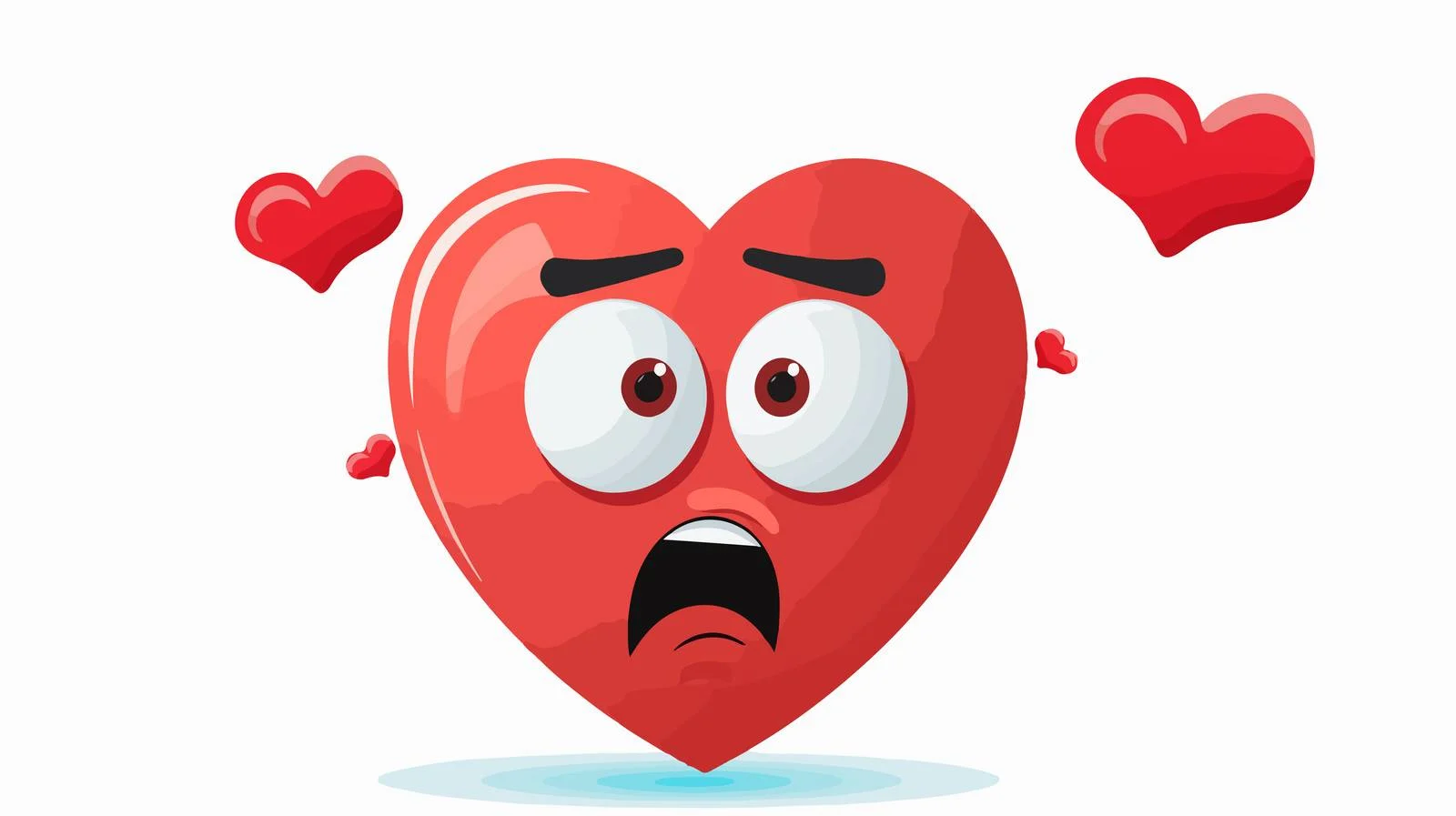 Heart with Face and Thought Bubble — free download from Dotvec