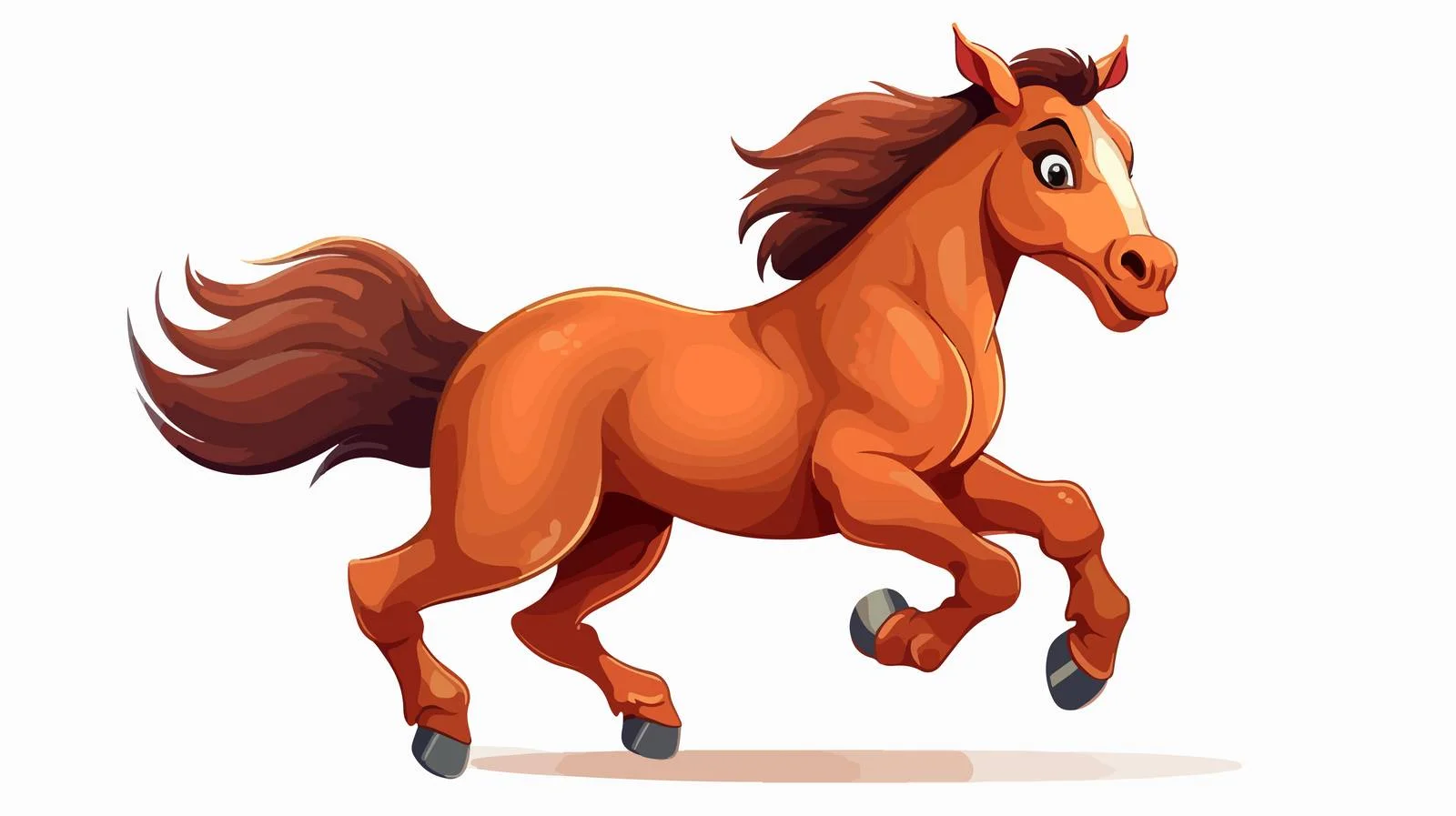 Animated Equine Message Bubble Illustration — free download from Dotvec