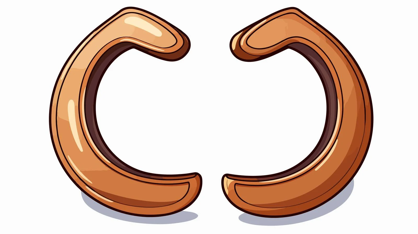 Cartoon Horseshoe Vector Illustration — free download from Dotvec