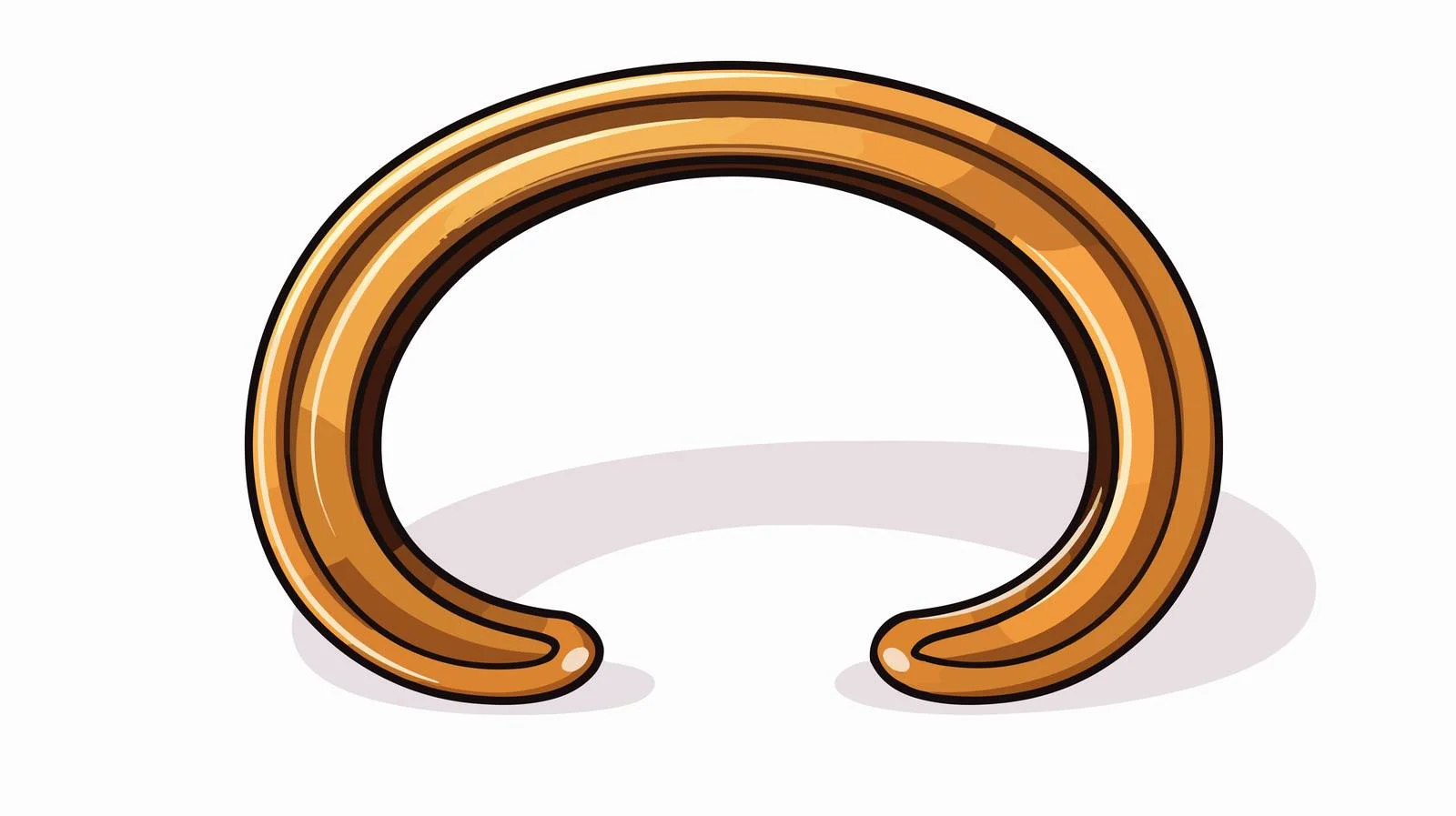 Cartoon Horseshoe Vector Illustration — free download from Dotvec