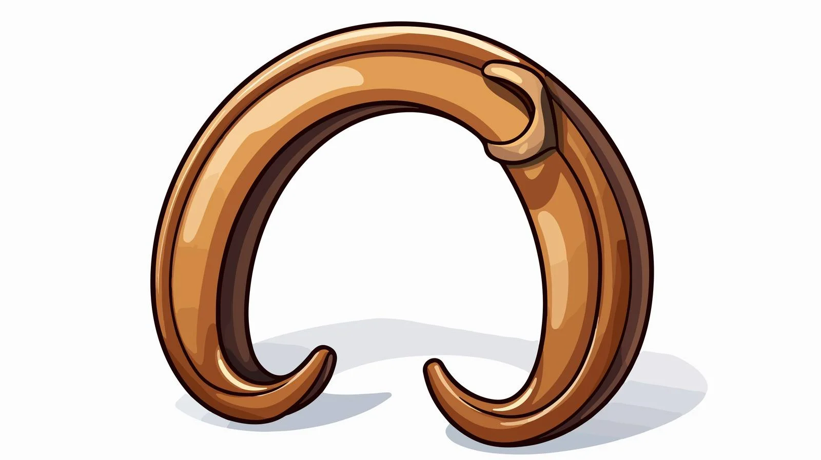Cartoon Horseshoe Vector Illustration — free download from Dotvec
