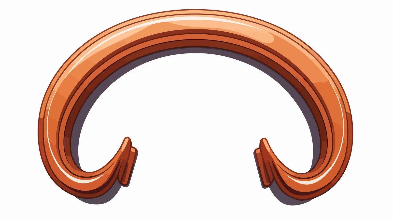 Cartoon Horseshoe Illustration — free download from Dotvec