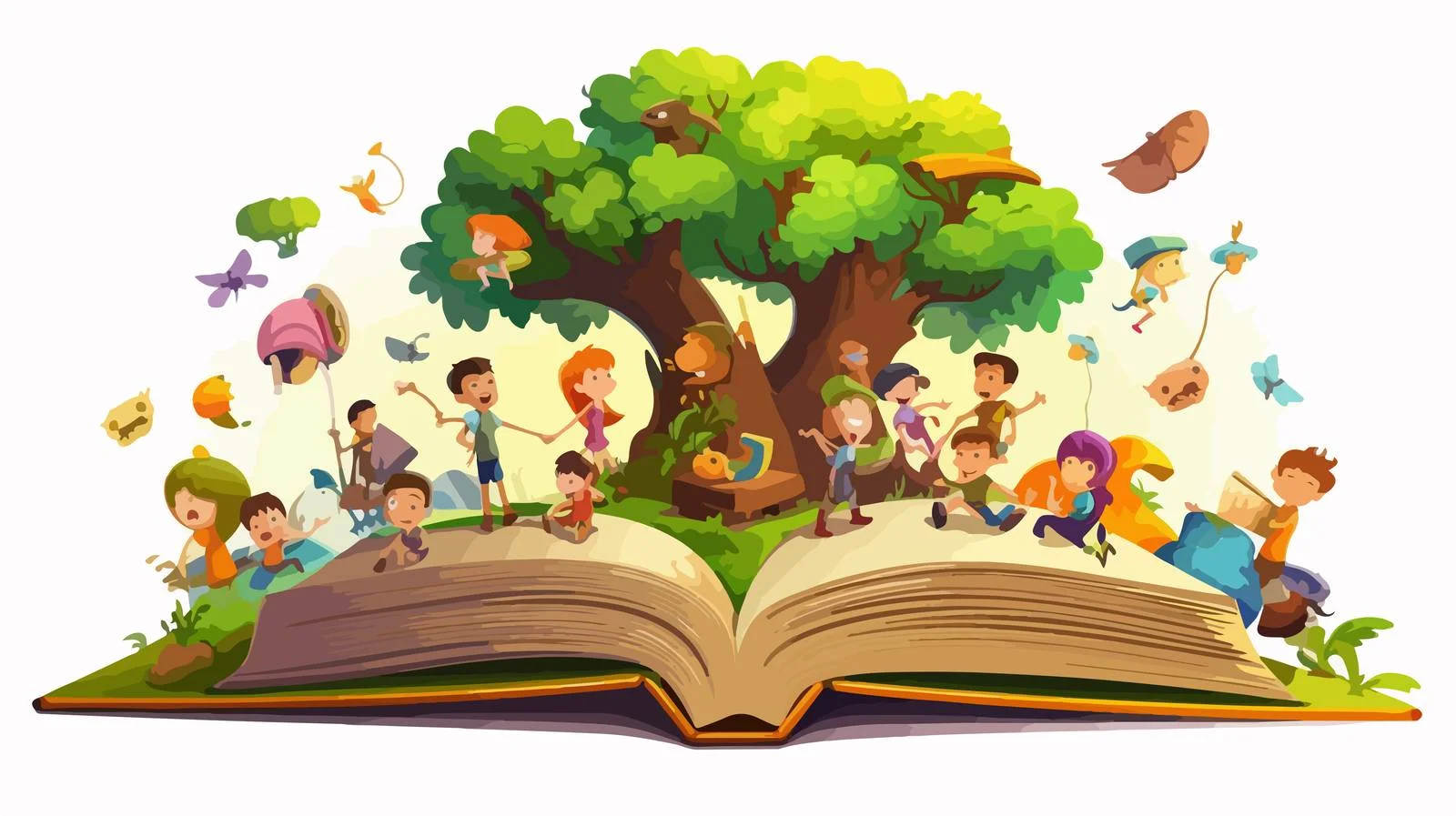 Cartoon Book Illustration Guide — free download from Dotvec