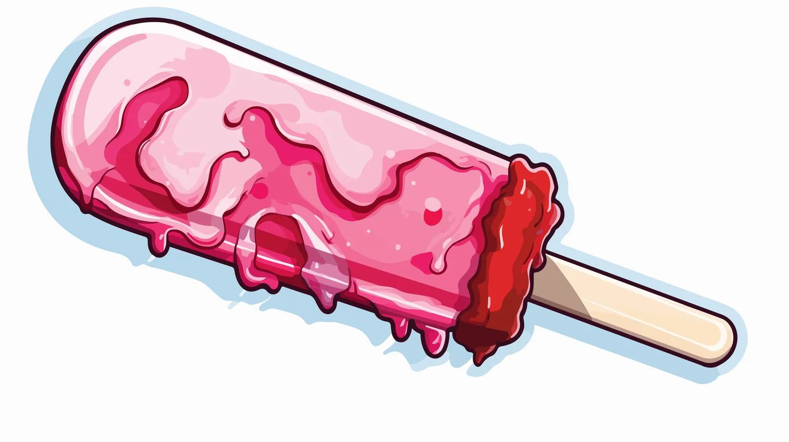 Whimsical Ice Cream Lolly Conveying Message — free download from Dotvec