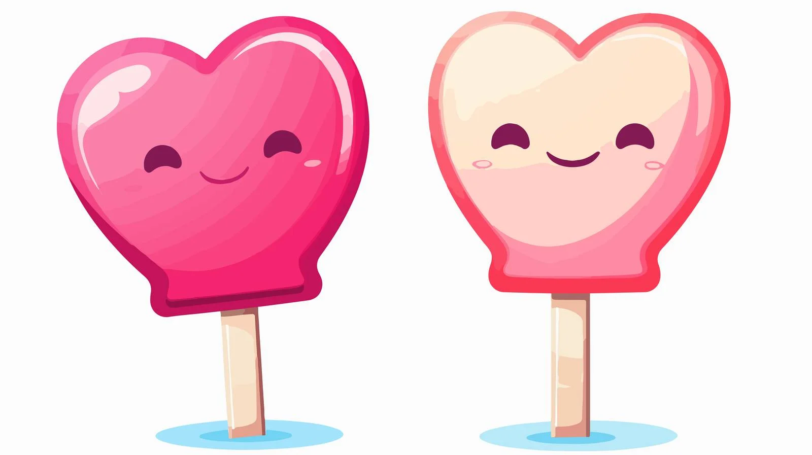 Charming Ice Lolly with Speech Bubble — free download from Dotvec