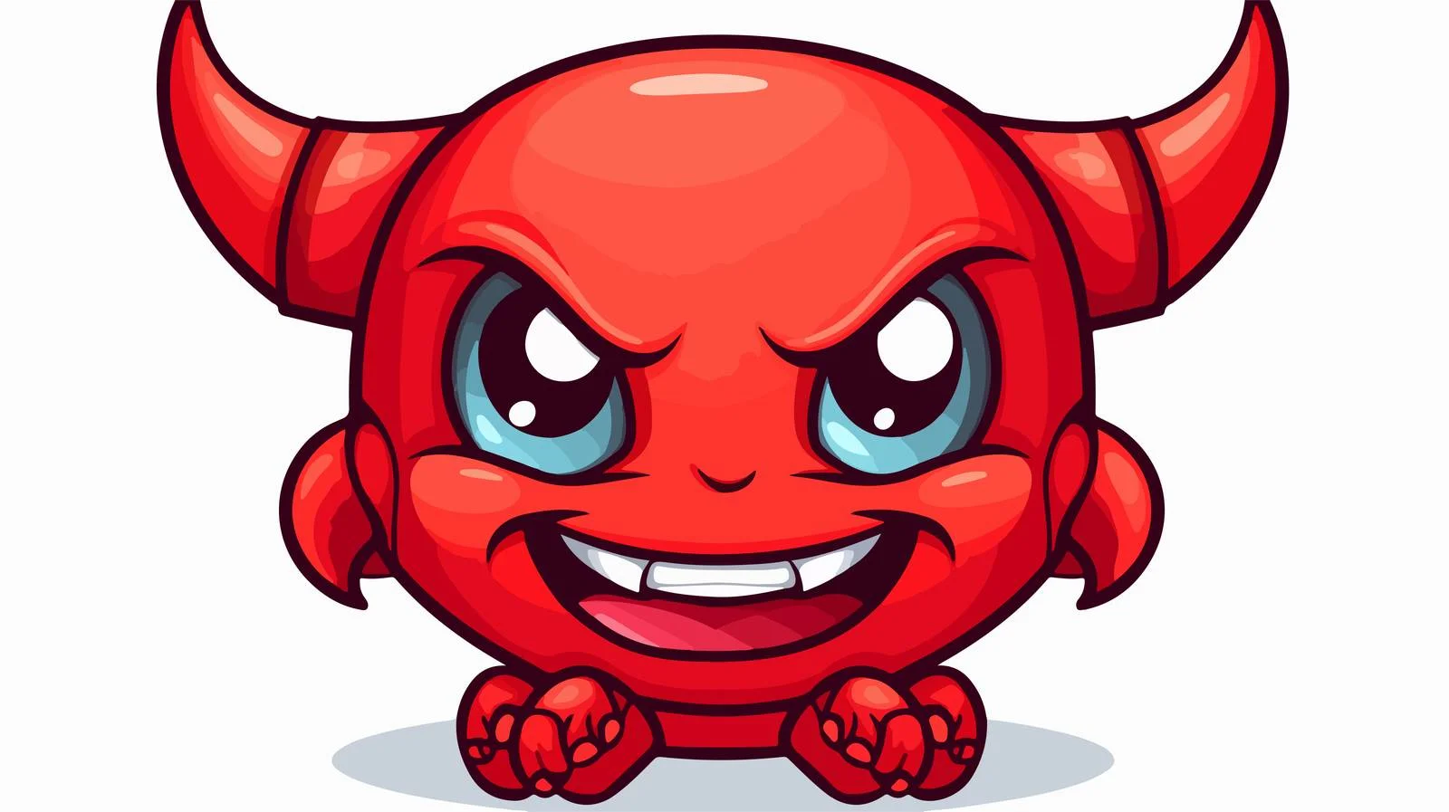 Adorable Kawaii Devil Cartoon — free download from Dotvec