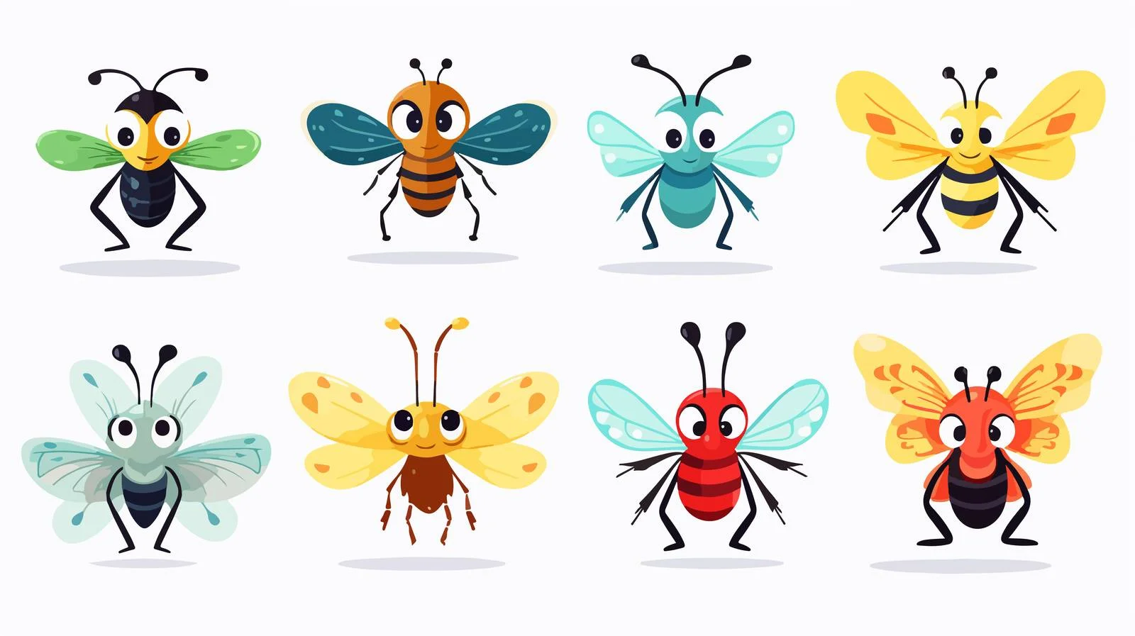 Cartoon Insect Symbol Stock Illustration — free download from Dotvec