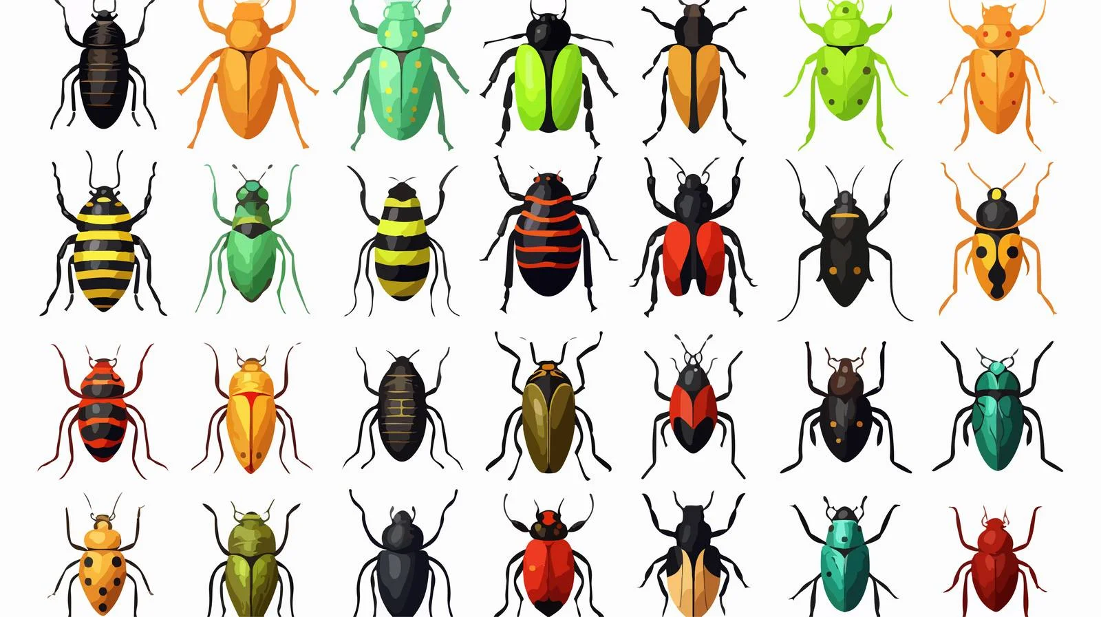 Cartoon Insect Symbol Illustration — free download from Dotvec