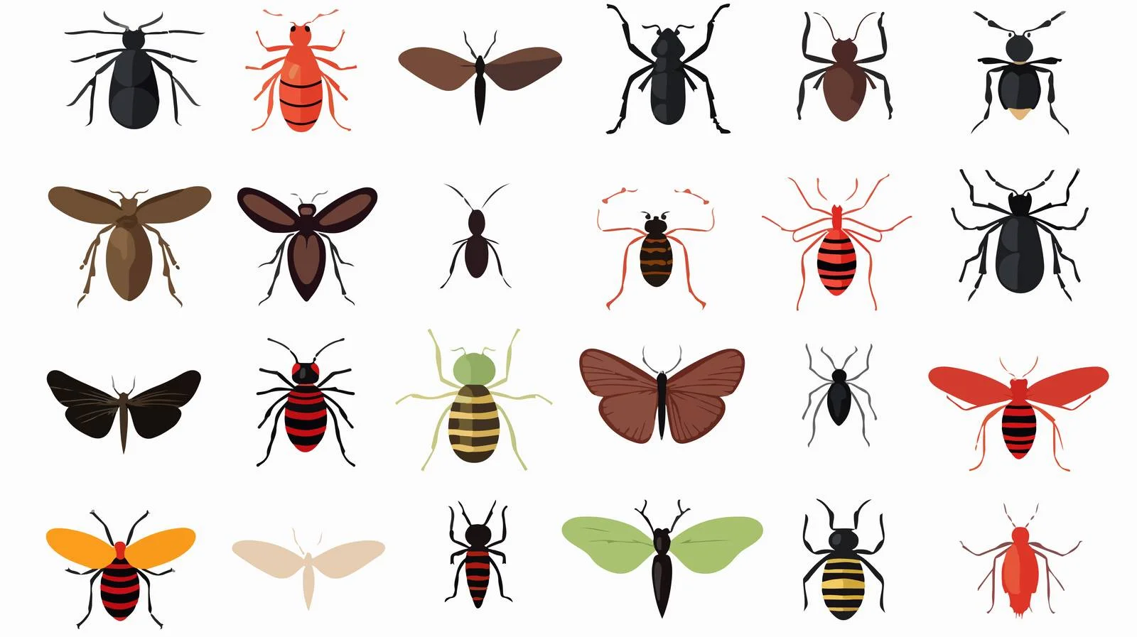 Cartoon Insect Symbol Stock Illustration — free download from Dotvec