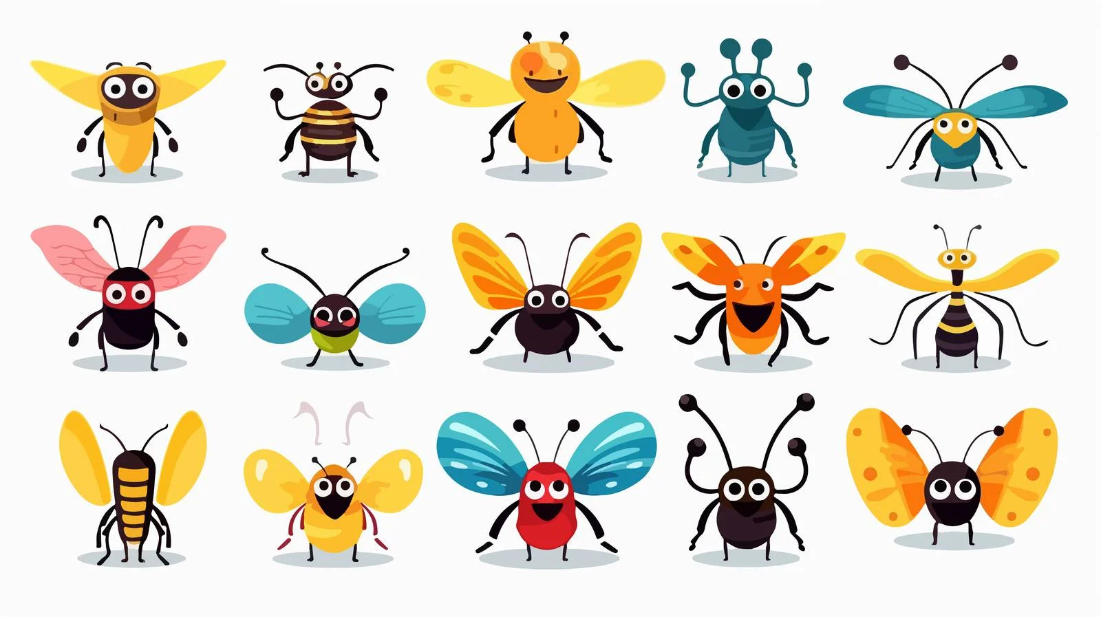 Cartoon Insect Symbol Illustration — free download from Dotvec