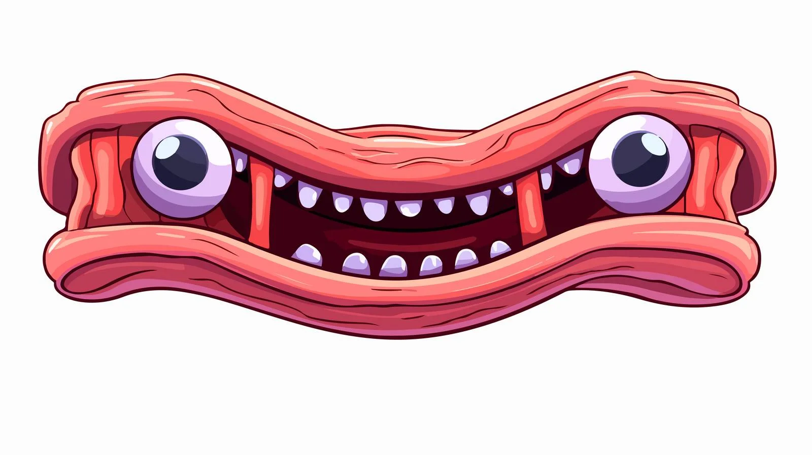 Cartoon Intestines Illustration — free download from Dotvec