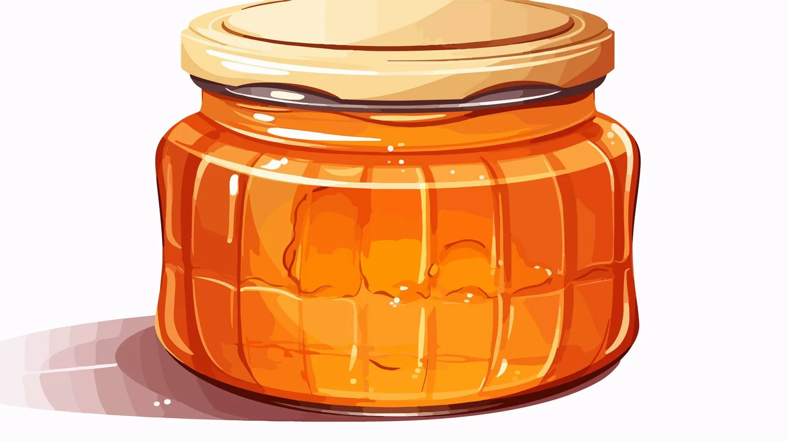 Colorful Marmalade Jar Illustration — free download from Dotvec